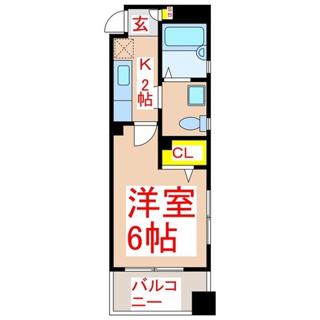 さくらヒルズ甲突町の物件間取画像